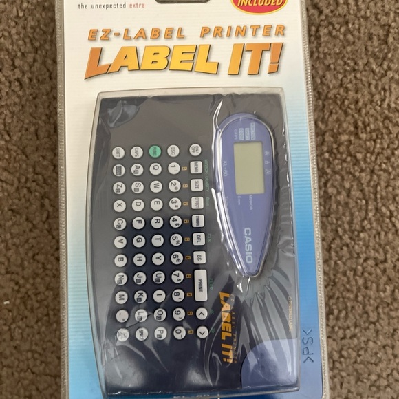Casio Label It! Printer in Blue and Gray - Picture 1 of 7